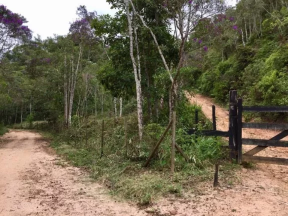 Imagem Sitio com ampla casa térrea com varanda ampla lateral.