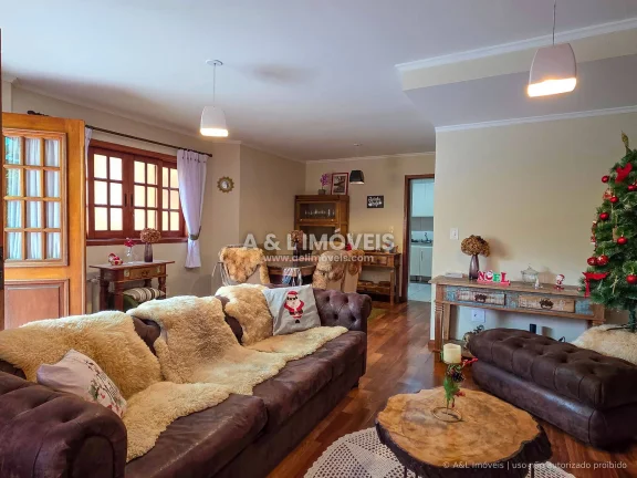 Imagem Casa Alpina em Condomínio em Campos do Jordão - 4 Dorms., Vila Inglesa