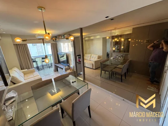 Imagem Apartamento com 2 dormitórios à venda, 74 m² por R$ 715.000,00 - Engenheiro Luciano Cavalcante - Fortaleza/CE