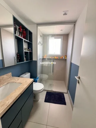 Imagem Apartamento com ar condicionado e móveis planejados,3 dormitórios(1 suite)2vagas