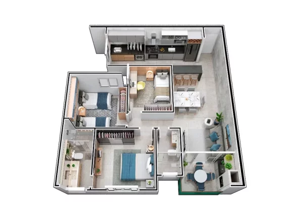 Imagem Apartamento de 3 quartos á venda no Cidade Nobre em Ipatinga