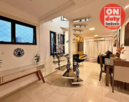 Imagem Cobertura com 3 quartos à venda, 258 m² por R$ 2.520.000 - Boqueirão - Santos/SP