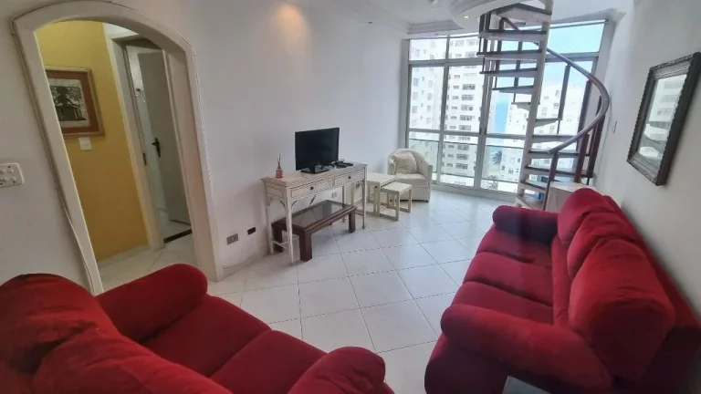 Imagem Cobertura com 2 dormitórios, 180 m² - venda ou aluguel - Pitangueiras - Guarujá/SP