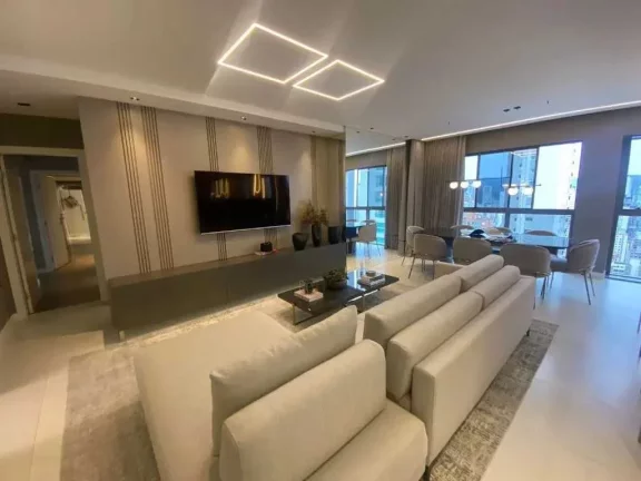 Imagem Apartamento de alto padrão com vista para o mar com 4 suítes e 2 vagas em Balneário Camboriú