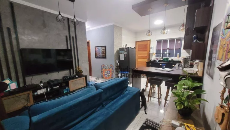 Imagem Casa com 2 dormitórios à venda, 69 m² por R$ 390.000 - Bopiranga - Itanhaém/SP