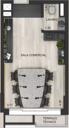 Imagem SALA COMERCIAL em São Paulo - SP, Moema