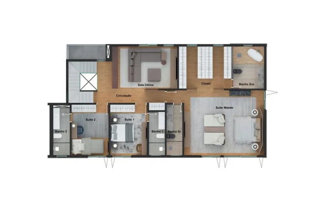 Imagem Em uma das regiões mais nobres da Zona Sul de São Paulo o Casa Real reúne exclusividade e confort...
