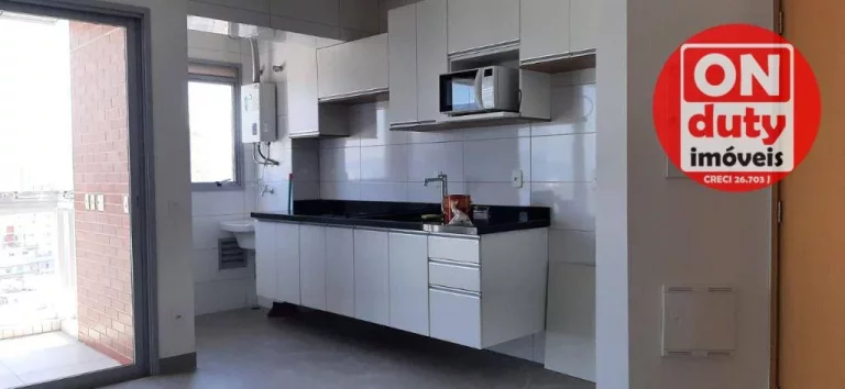 Imagem Apartamento com 1 quarto para alugar, 46 m² por R$ 6.000/mês - Boqueirão - Santos/SP