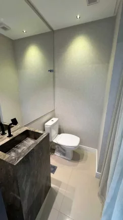 Imagem Sala comercial frente mar e mobiliada com 38,50m² e 1 vaga em Meia Praia -Itapema/SC