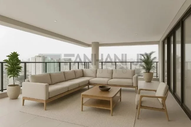 Imagem Apartamento novo para locação em Pinheiros, São Paulo-SP: 3 quartos, 3 suítes, 4 salas, 5 banheiros, 3 vagas, 230m². Venha conferir!