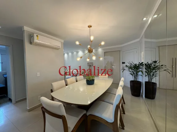 Imagem Apartamento mobiliado com varanda de 84 metros 1 suite 2 dormitórios 1 vaga coletiva suficiente localizado no Marapé Santos R$835.000,00