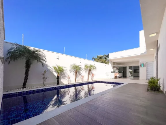 Imagem Casa moderna com 4 suítes à venda, 236 m² por R$ 2.390.000 - Condomínio Próximo ao Parque Ecológico - Indaiatuba/SP