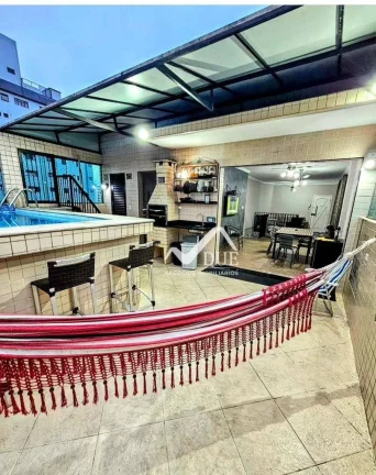 Imagem Cobertura com 4 dormitórios à venda, 194 m² por R$ 1.360.000 - Aparecida - Santos/SP