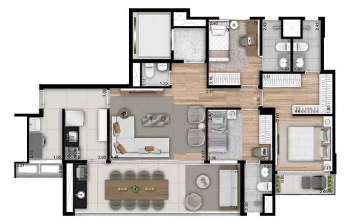 Imagem APARTAMENTO RESIDENCIAL em São Paulo - SP, Ipiranga