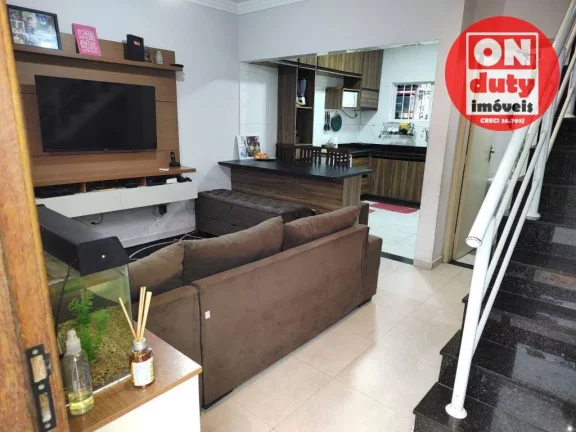 Imagem Casa com 2 dormitórios à venda, 80 m² por R$ 350.000,00 - Vila Voturuá - São Vicente/SP
