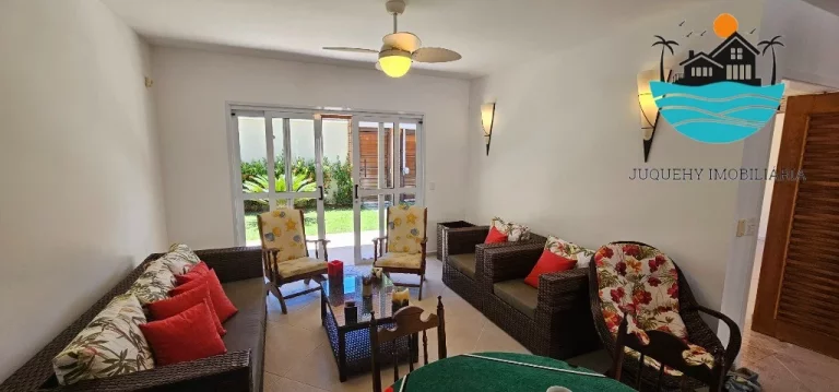 Imagem Casa lado nobre - Praia de Juquehy, 300 metros da praia, piscina, churrasqueira, 4 suítes, acomoda 8 pessoas | Juquehy Imobiliária