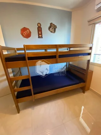 Imagem Apartamento para locação, Pitangueiras, Guarujá, 85m² com 2 dorm, 2 banheiros, 2 vgs com lazer, Camareira Diária, Mobiliado. Sinta a Brisa do Mar!