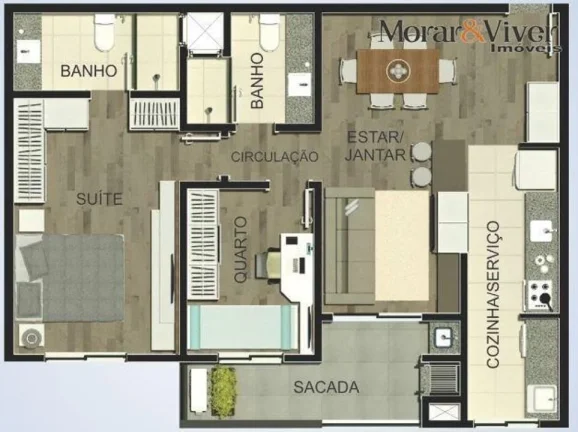 Imagem Cobertura Duplex para Venda em Curitiba, Vila Izabel, 3 dormitórios, 1 suíte, 3 banheiros, 2 vagas