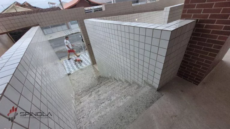 Imagem Apartamento com 1 dormitório à venda, 46 m² por R$ 310.750,37 - Mirim - Praia Grande/SP