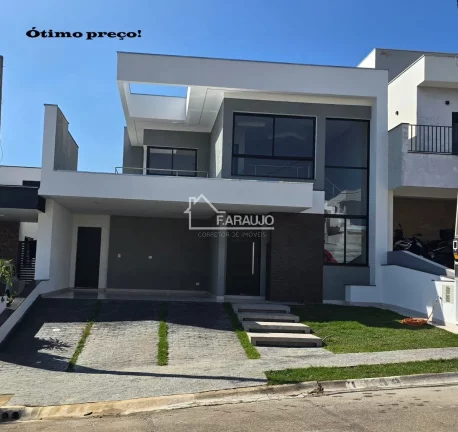 CASA EM CONDOMINIO PARA VENDA EM SOROCABA, 3 SUITES E 4 VAGAS DE GARAGENS.