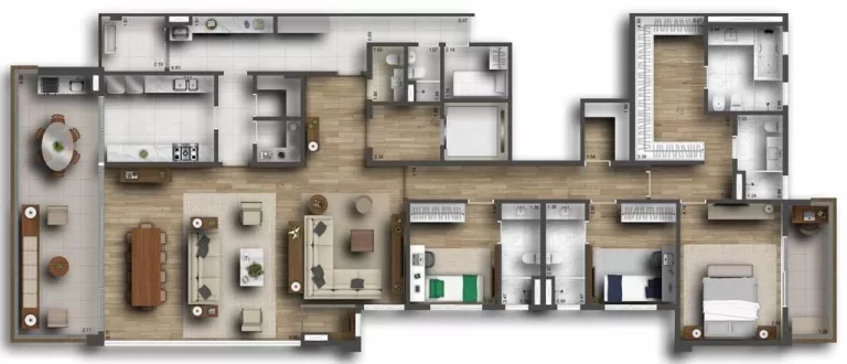 Imagem Apartamento de luxo no Condomínio Edifício Aeté Jardim Paulista: 4 quartos, 4 suítes, 5 banheiros, 4 vagas, 278,33m² em SP