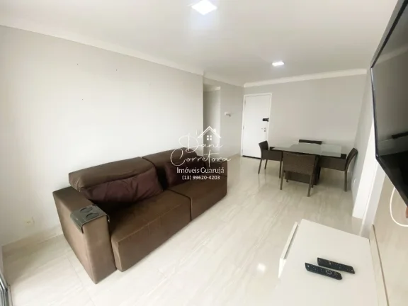 Imagem Apartamento à venda em Guarujá-SP, Vila Alzira: 3 quartos, 1 suite, 2 salas, 2 banheiros, 2 vagas, 118m². Venha conferir!