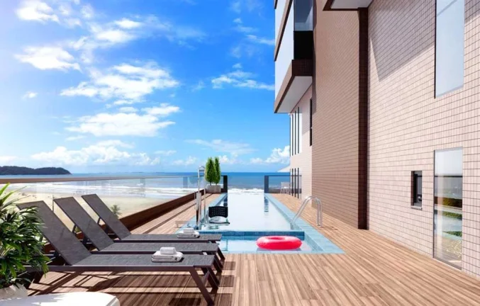 Imagem APARTAMENTO COM 107.25 m² - GUILHERMINA - PRAIA GRANDE SP