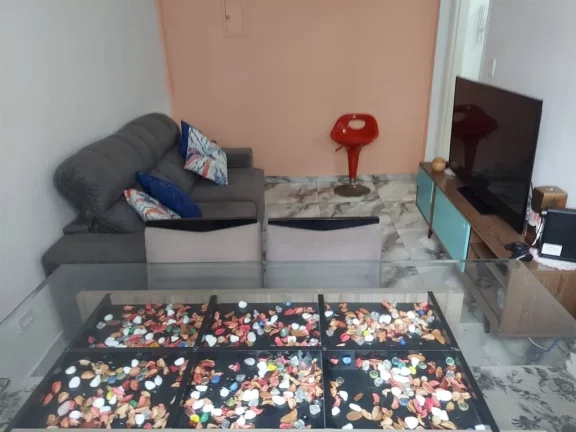 Imagem Apartamento com 1 dorm, Boqueirão, Praia Grande - R$ 250 mil, Cod: 2892