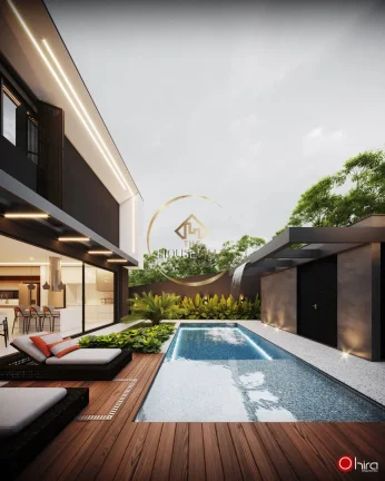 Imagem Casa Sobrado Construção, 4 dormitórios ( 4 suítes), Terras Alpha, Urbanova.