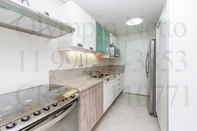 Imagem Lindo Apartamento com Terraço, 2 Vagas , lazer com piscina aquecida , em Moema