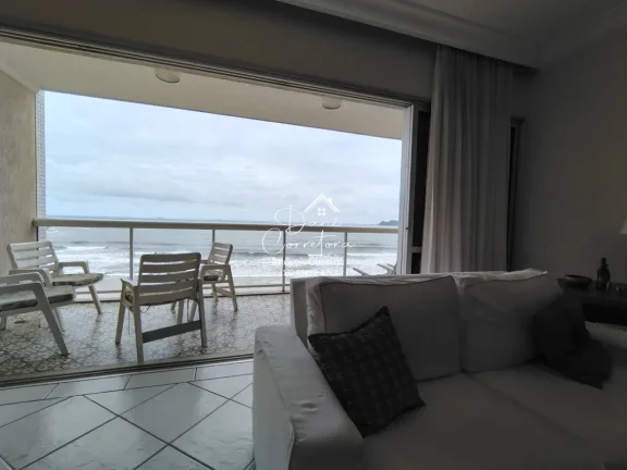 Imagem Apartamento frente mar total Guarujá-SP, Pitangueiras. 3 quartos, 2 suítes, 3 salas, 3 banheiros, 1 vaga, 240m²!