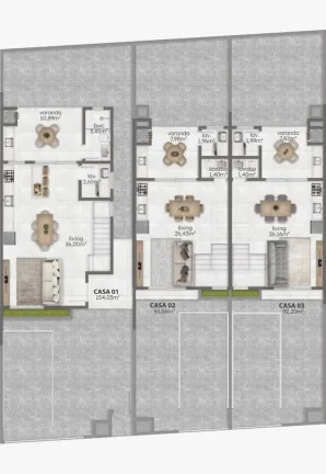 Imagem SOBRADO COM 2 SUITES - Localização privilegiada, a apenas 700 metros da praia no Centro de Navegantes a venda com Adriano Carpes Imóveis