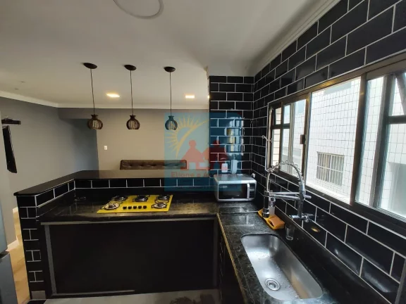 Imagem Oportunidade Única! Apartamento a 300 metros do Mar no Canto do Forte, Praia Grande, Mobiliado, R$330MIL