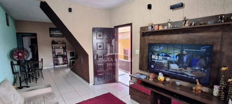 Imagem Vende, São 2 Casas 247,5m² (5 X 49,5mts) 4 Dormitórios, 2 Banheiros, 1 Vaga no Jardim Zaíra 3, Mauá-SP