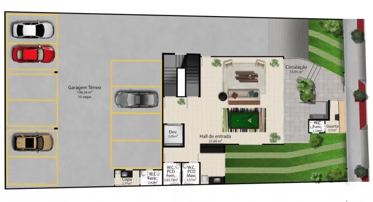 Imagem APARTAMENTO COM 1 QUARTO NA MATA DA PRAIA / VITÓRIA - ES