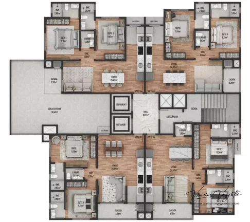 Imagem Apartamento 2 dormitórios para Venda em Camboriú / SC no bairro São Francisco de Assis