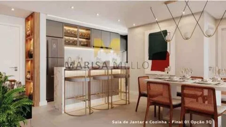 Imagem Espetaculatr Apartamento à venda, no Merizzo Residencial, com 2 a 3 quartos , 48m2a 122m2 no Capão Raso, em Curitiba.