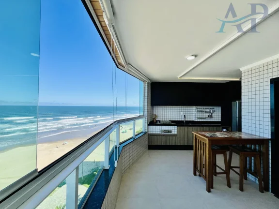 Imagem Apartamento Frente Mar em Praia Grande com 3 Dormitórios