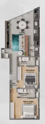 Imagem Indianapolis Residence - Apartamento à venda no bairro Centro - Porto Belo/SC