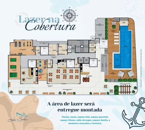Imagem Apartamento Alto Padrão, 03 Quartos, 02 Vagas, Enseada Azul, Area de Lazer, Guarapari - ES