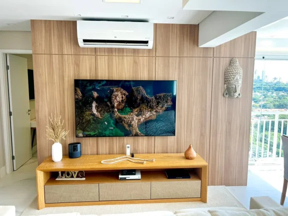 Imagem Apartamento 79M², 2Q, 2 Suítes, 3 Banheiros, 2 Vagas, 1 Lavabo, Varanda, Academia, Churrasqueira, Piscina, Sauna, Salão de Festas e Jogos, Quadra.