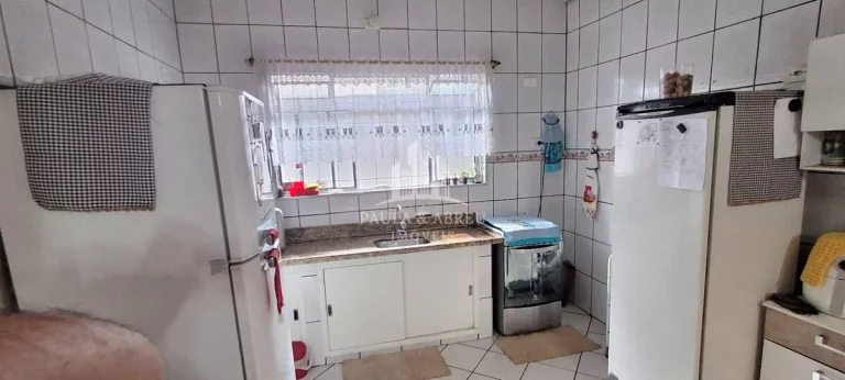 Imagem Sobrado 125m² ao Lado Colégio Barão de Mauá, 2 Dormitórios, 2 Banheiros, 4 Vagas, Churrasqueira no Vila Vitória, Mauá-SP
