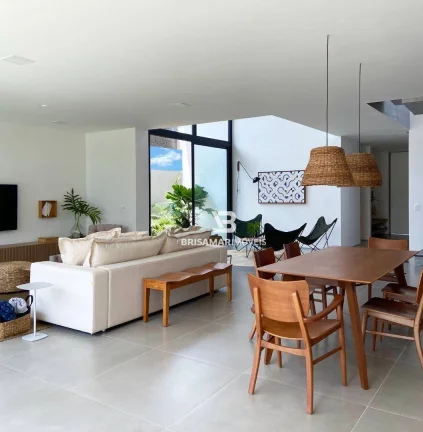 Imagem CASA DE ALTO PADRÃO EM CONDOMÍNIO PRIVILEGIADO NO GUARUJÁ – 5 SUÍTES, ÁREA GOURMET E BEACH HOUSE