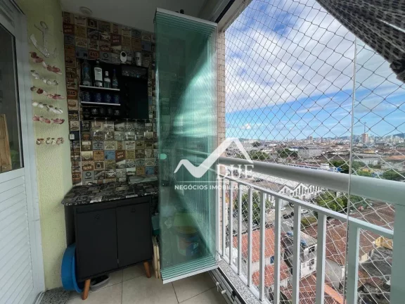 Imagem Apartamento com 1 dormitório à venda, 50 m² por R$ 390.000,00 - Vila Matias - Santos/SP