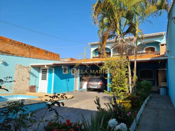 Imagem Casa Sobrado, 2 dormitórios, piscina, 4 vagas, Caçapava.