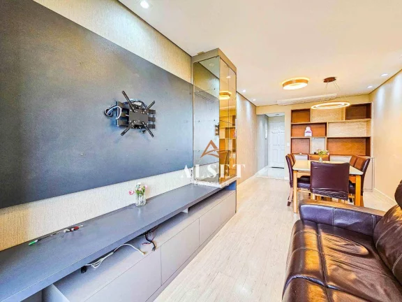 Imagem Apartamento porteira fechada com vista eterna para o Parque Piqueri - 3 dormitórios à venda, 73 m² por R$ 850.000 - Tatuapé - São Paulo/SP