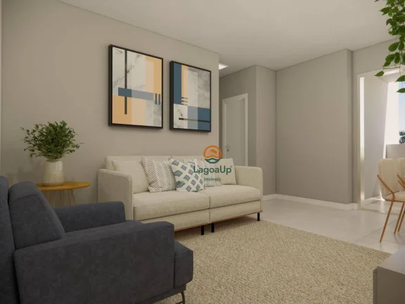 Imagem Apartamento com 2 dormitórios à venda, 49 m² por R$ 285.201,75 - Villa Paradiso - Lagoa Santa/MG