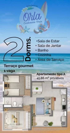Imagem Apartamento com 2 quartos, 46m2, à venda, na planta, em Jd. Conceição/Osasco