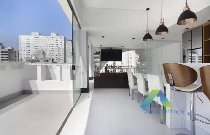 Imagem VILA MARIANA Cobertura 212M², designer moderno 3 dormitórios, espaço gourmet com Jacuzzi, 4 vagas, a 800M², da estação do metro Ana Rosa !!!