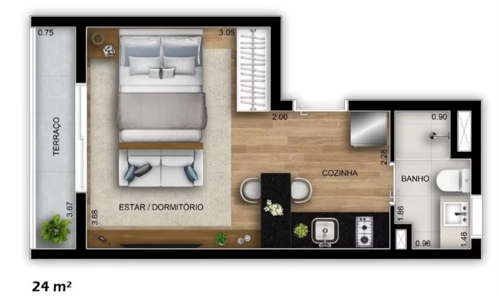 Imagem STUDIO RESIDENCIAL em São Paulo - SP, Vila Madalena